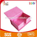 handmade luxury leather jewelry gift box for package